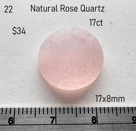 Rose Quartz - Natural - Bolivia - 17ct