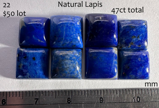 Lapis - Natural - Afghanistan - 47ct total
