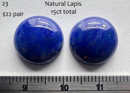 Lapis - Natural - Afghanistan - 15ct total