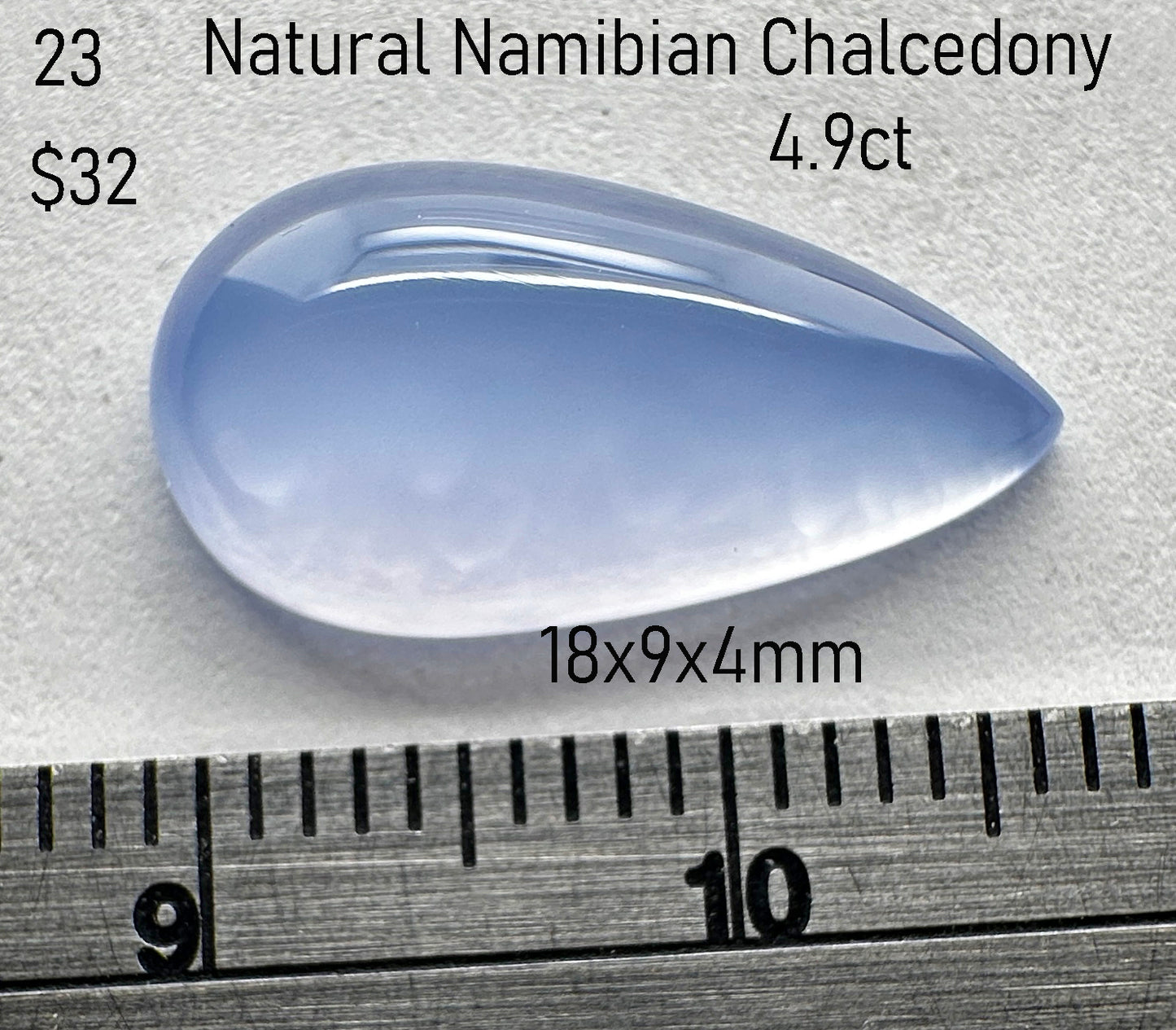 Chalcedony - Natural - Namibia - 4.9ct