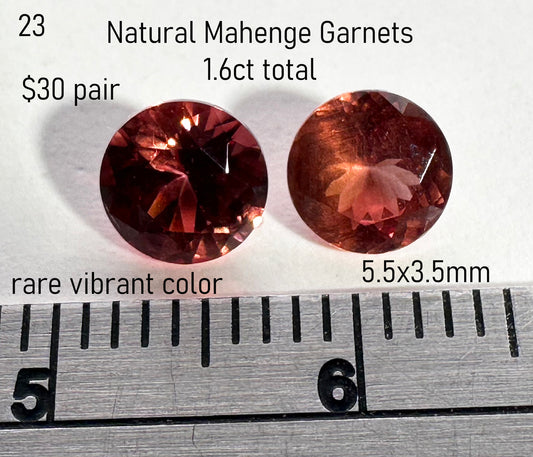 Garnet - Natural - Tanzania - Mahenge- 1.6ct Total