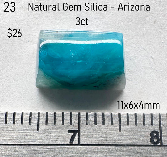 Gem Silica - Natural - Arizona - 3ct