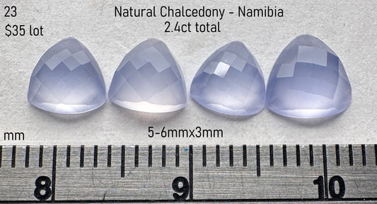Chalcedony - Natural - Namibia - 2.4ct total