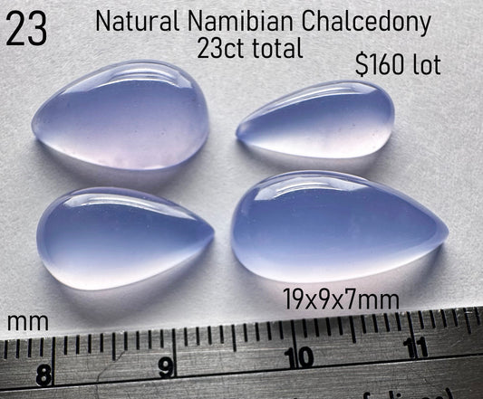 Chalcedony - Natural - Namibia - 23ct total