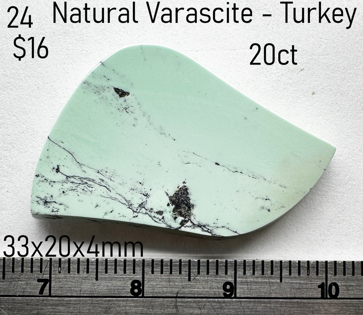 Variscite - Natural - Turkey - 16ct