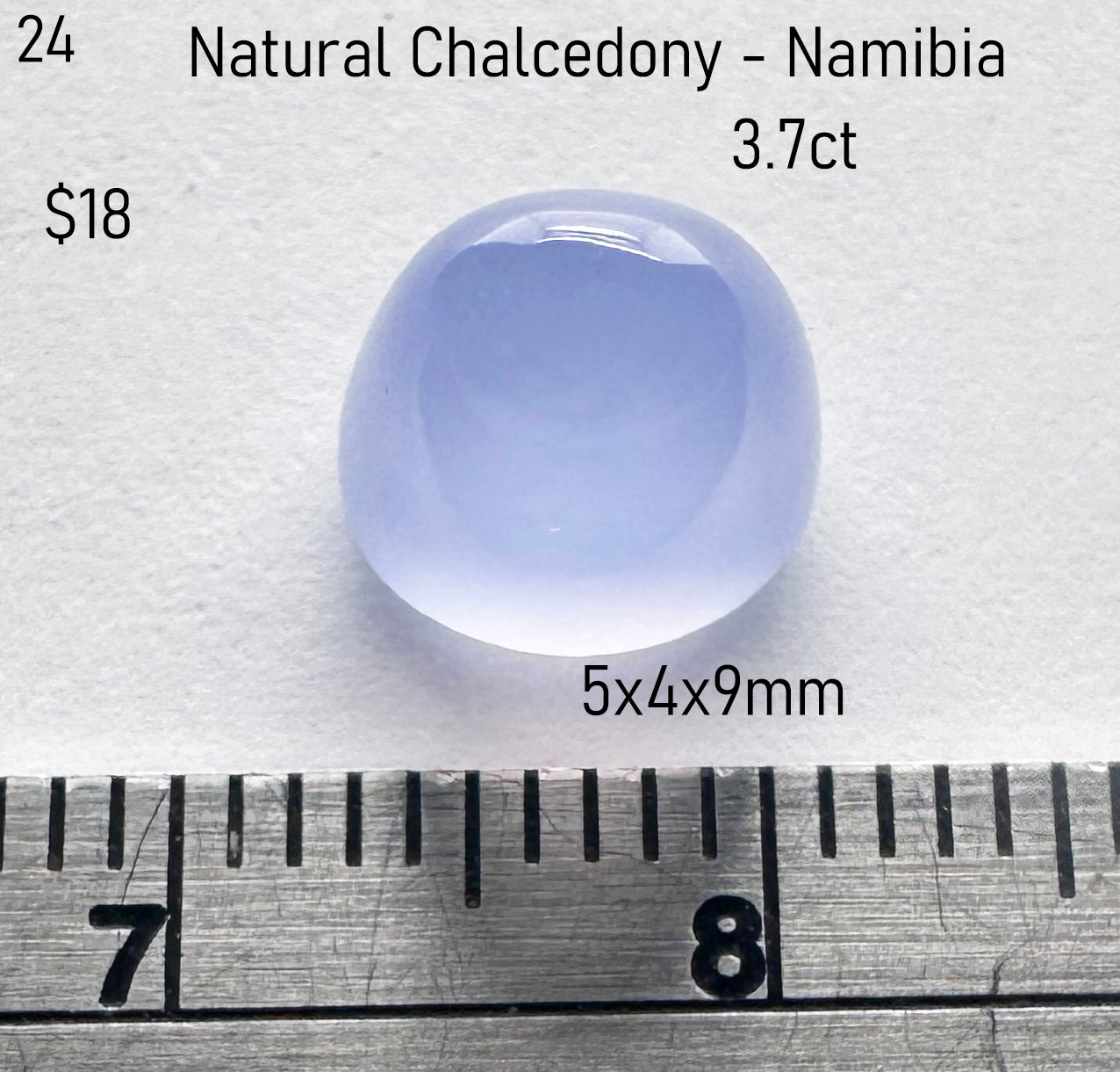 Chalcedony - Natural - Namibia - 3.7ct