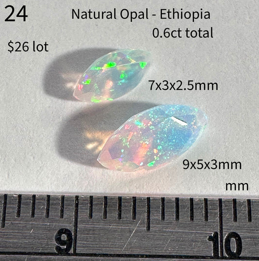 Opal - Natural - Ethiopia - 0.62ct total