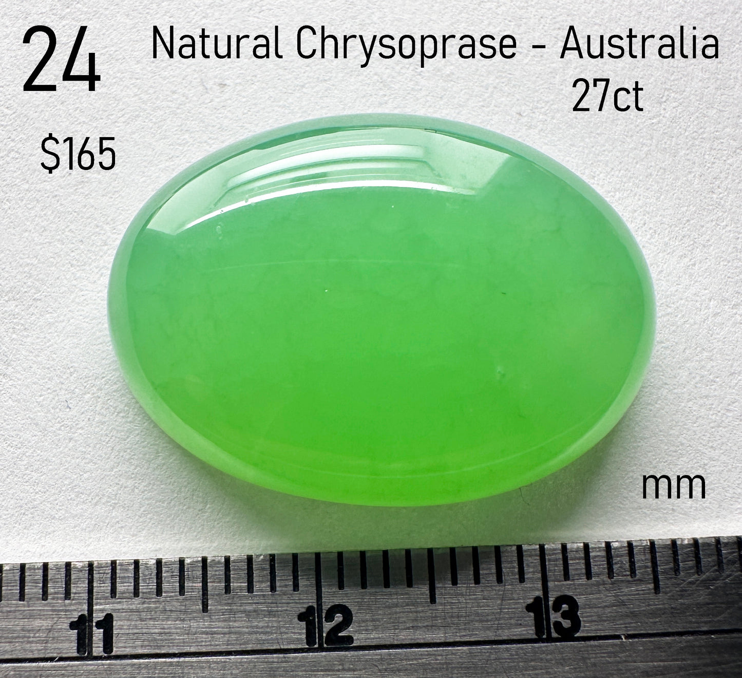Chrysoprase - Natural - Australia - 27ct total