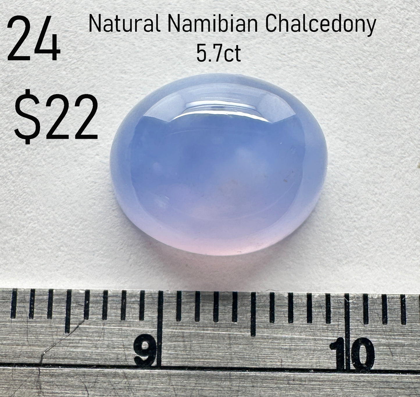 Chalcedony - Natural - Namibia - 5.7ct