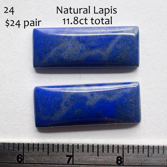 Lapis - Natural - Afghanistan - 11.8ct total