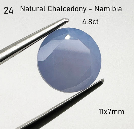Chalcedony - Natural - Namibia - 4.8ct total