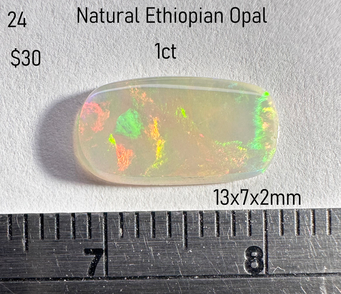 Opal - Natural - Lightning Ridge - Australia - 1.1ct