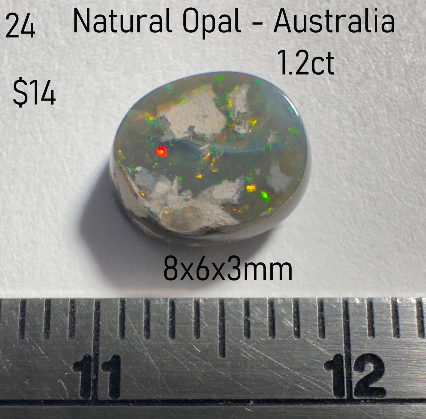 Opal - Natural - Lightning Ridge - Australia - 1.2ct