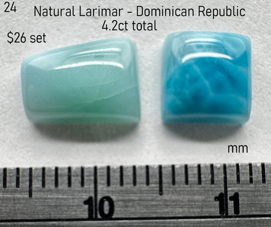 Larimar - Natural - Dominican Republic - 4.2ct