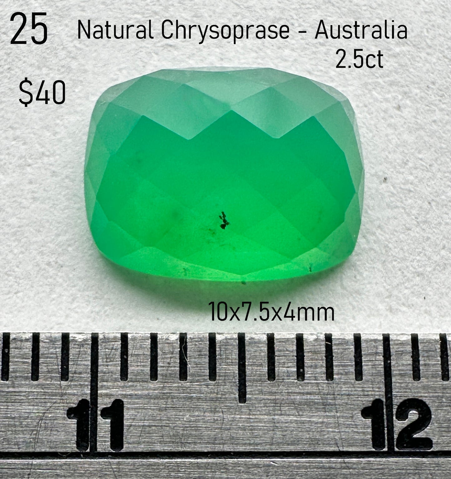 Chrysoprase - Natural - Australia - 2.5ct