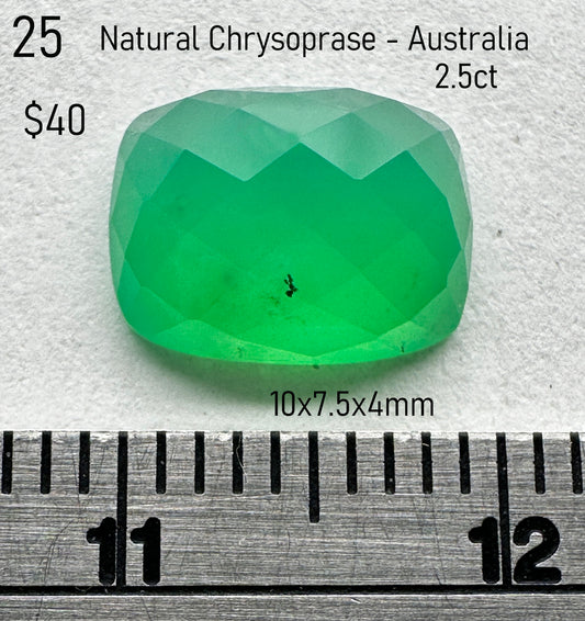 Chrysoprase - Natural - Australia - 2.5ct