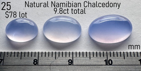 Chalcedony - Natural - Namibia - 9.8ct total
