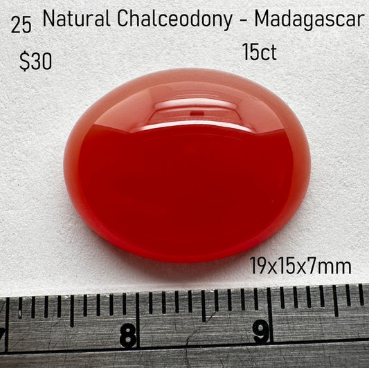 Chalcedony - Natural - Madagascar - 15ct total