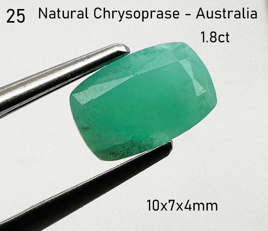 Chrysoprase - Natural - Australia - 1.8ct total