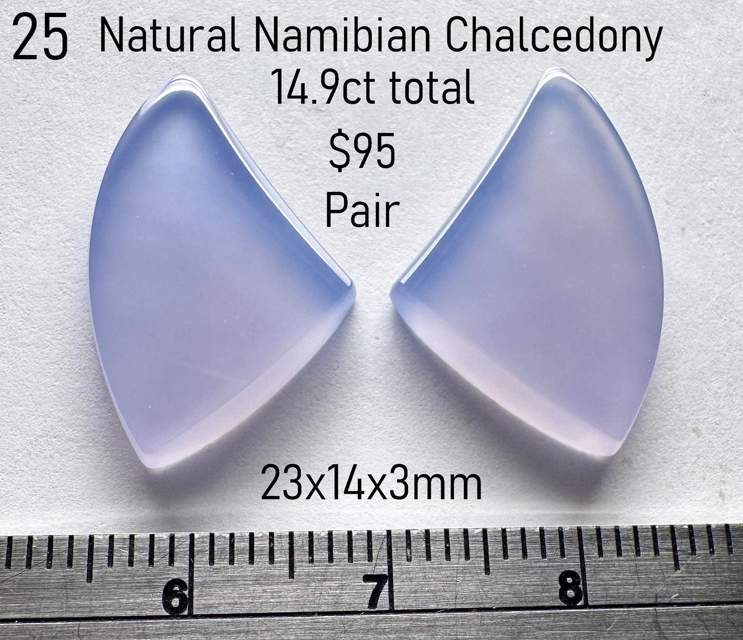 Chalcedony - Natural - Namibia - 15ct total