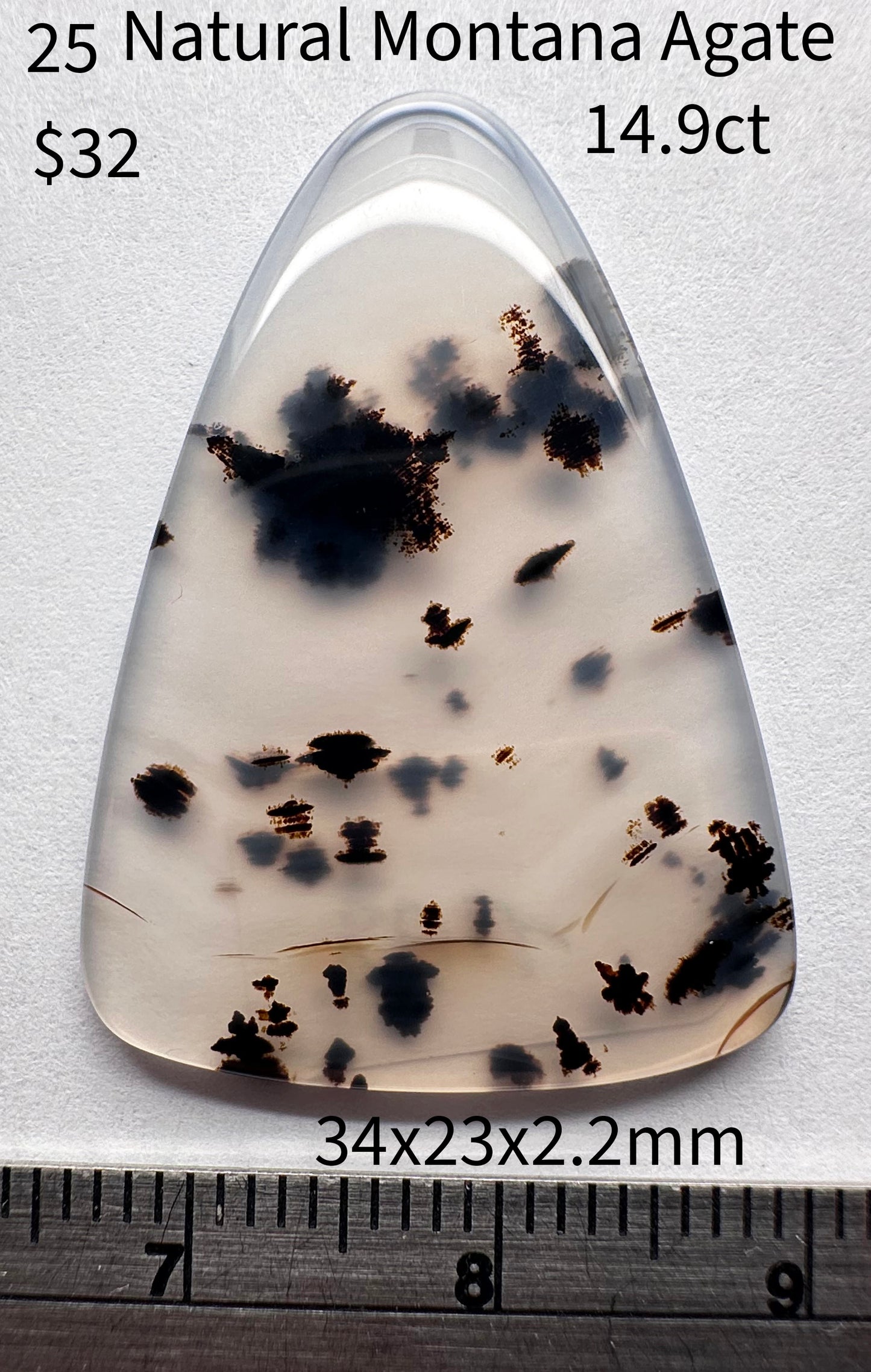 Agate - Natural - Montana - 14.9ct