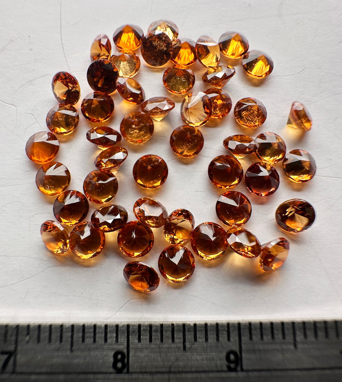Garnet - Natural - Hessonite - Tanzania - 7.7ct total