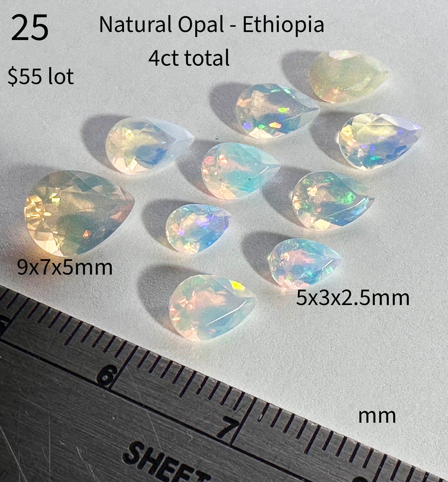 Opal - Natural - Ethiopia - 4ct total