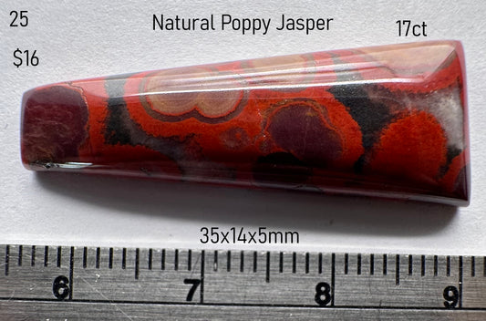 Poppy Jasper - Natural - USA - 17ct