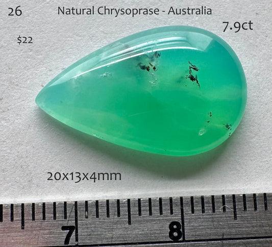 Chrysoprase - Natural - Australia - 7.9ct total