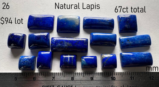 Lapis - Natural - Afghanistan - 67ct total