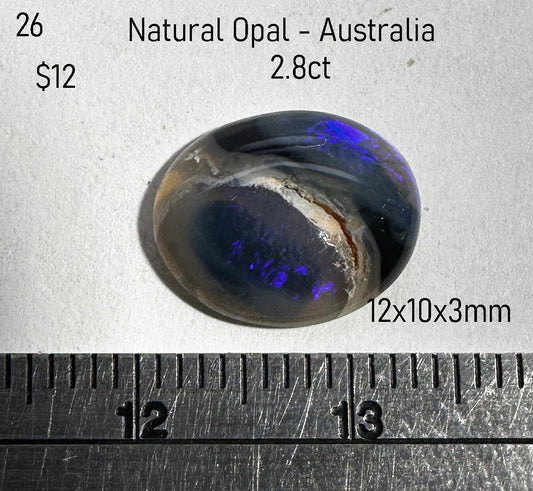 Opal - Natural - Australia - Lightning Ridge - 2.8ct