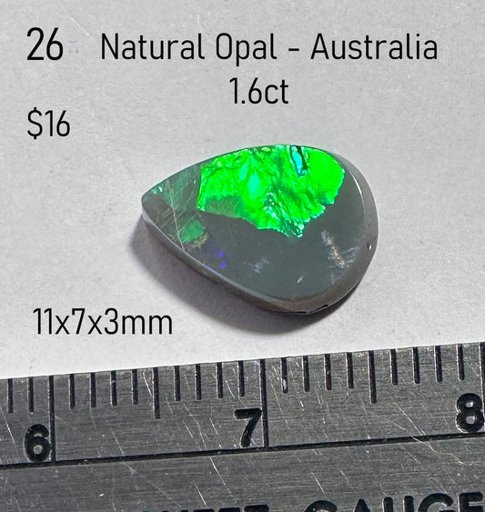 Opal - Natural - Australia - Lightning Ridge - 1.6ct