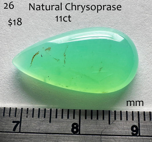 Chrysoprase - Natural - Australia - 11ct