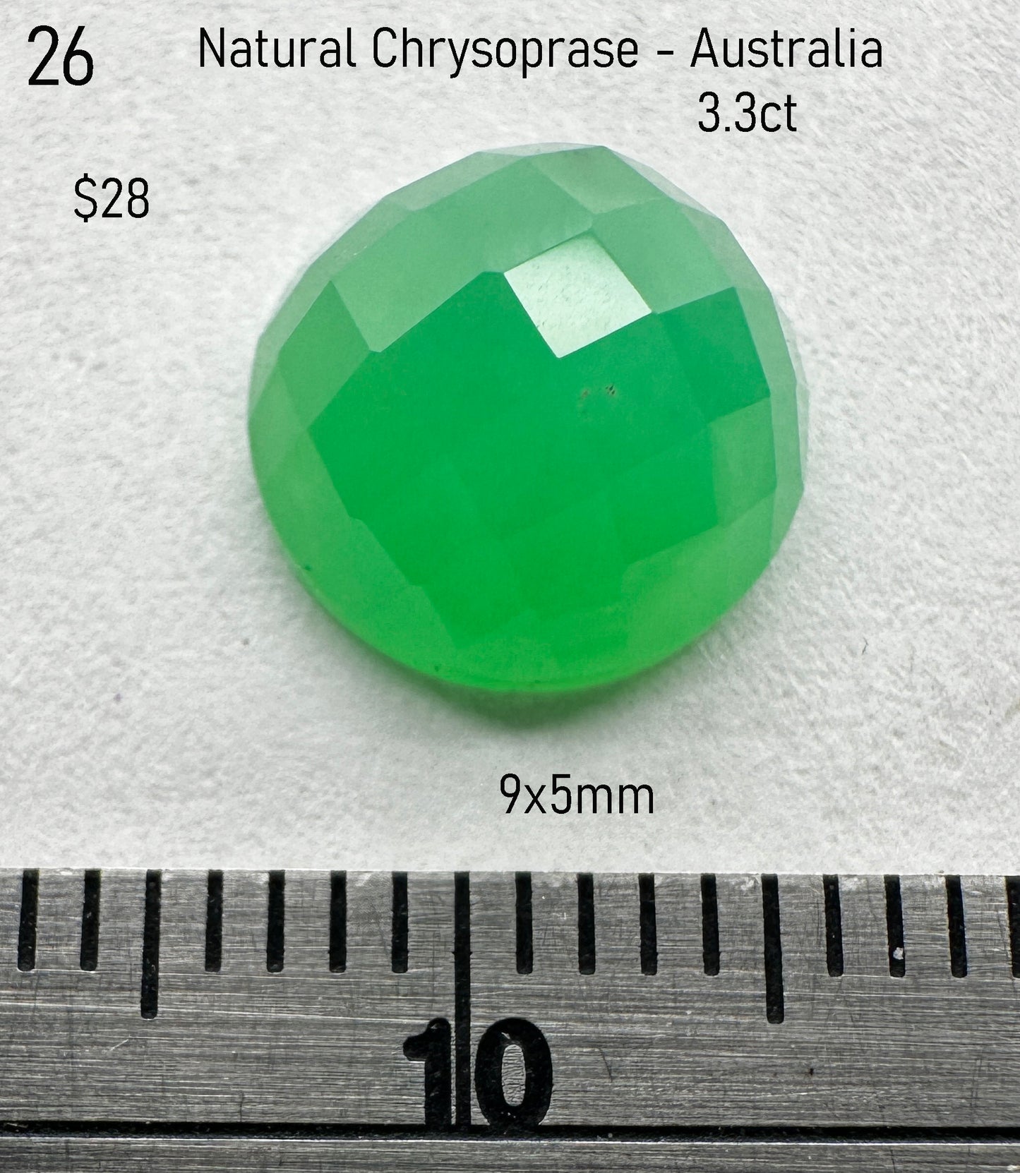 Chrysoprase - Natural - Australia - 3.3ct total