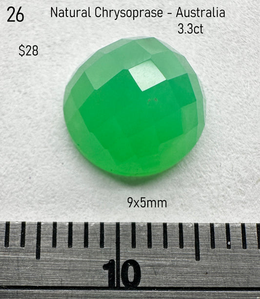 Chrysoprase - Natural - Australia - 3.3ct total