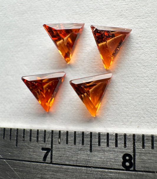 Garnet - Natural - Hessonite - Tanzania - 1.8ct total