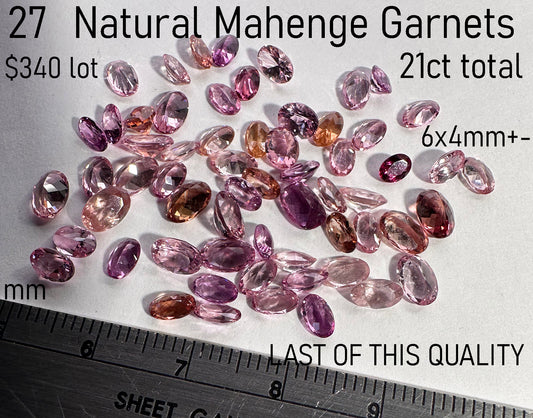 Garnet - Natural - Tanzania - 21.6ct total