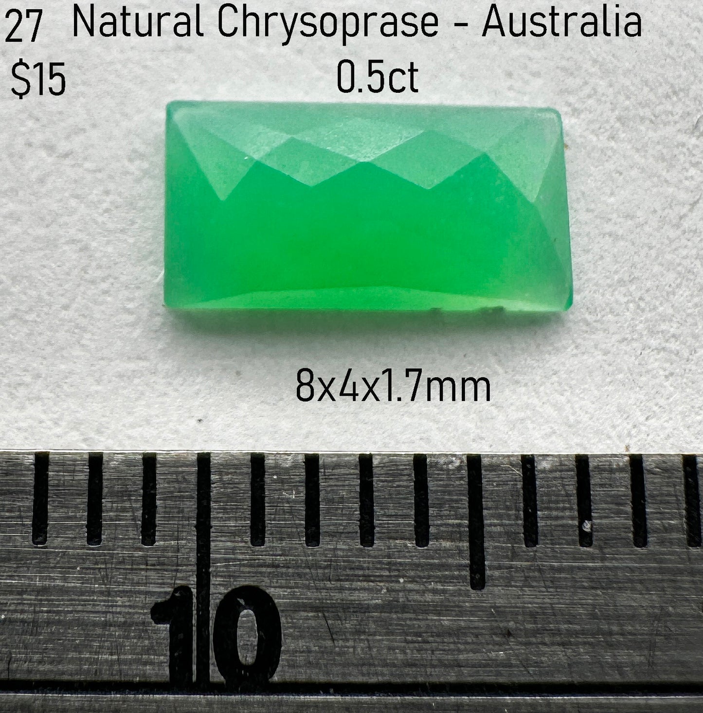 Chrysoprase - Natural - Australia - 0.5ct total