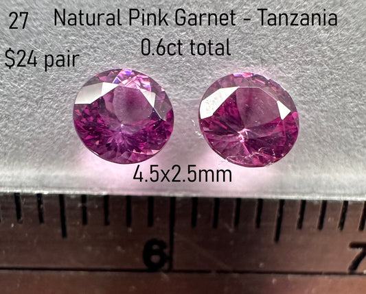 Garnet - Natural - Tanzania - Mahenge - 0.6ct Total