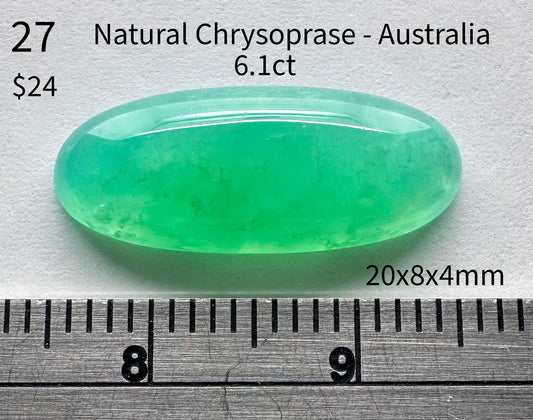 Chrysoprase - Natural - Australia - 6.1ct total