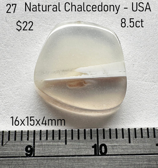 Chalcedony - Natural - USA - 8.5ct