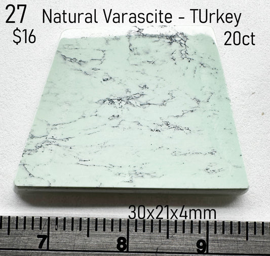 Variscite - Natural - Turkey - 20ct