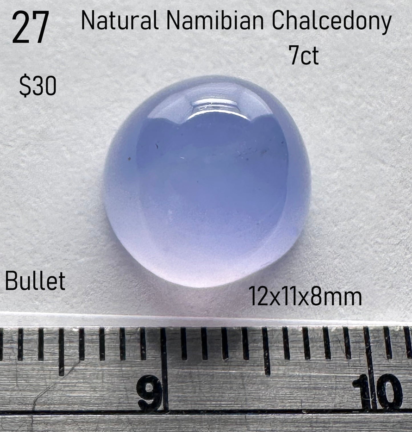 Chalcedony - Natural - Namibia - 7ct