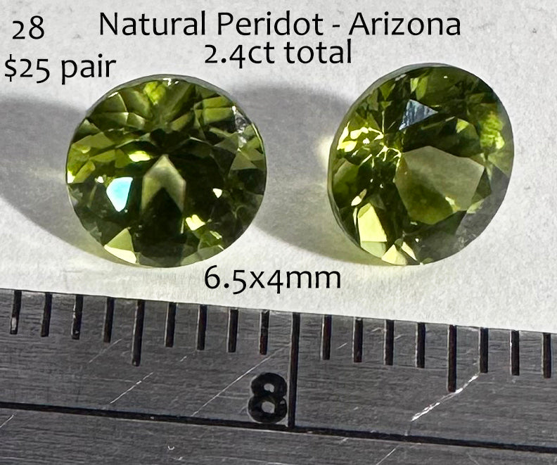 Peridot - Natural - Arizona - 2.4ct