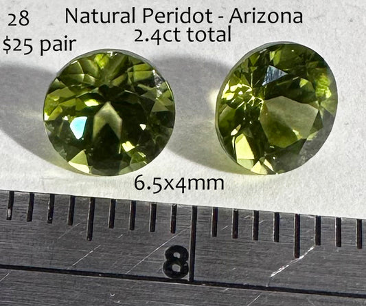 Peridot - Natural - Arizona - 2.4ct
