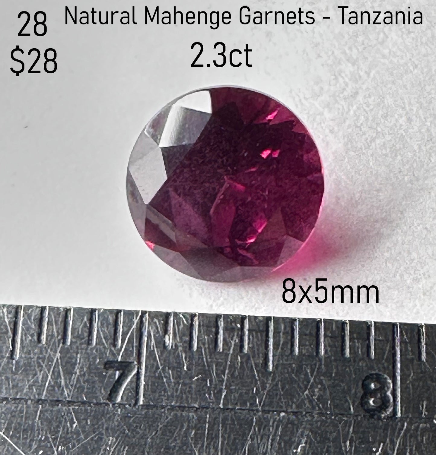 Garnet - Natural - Mahenge - Tanzania - 2.3ct total