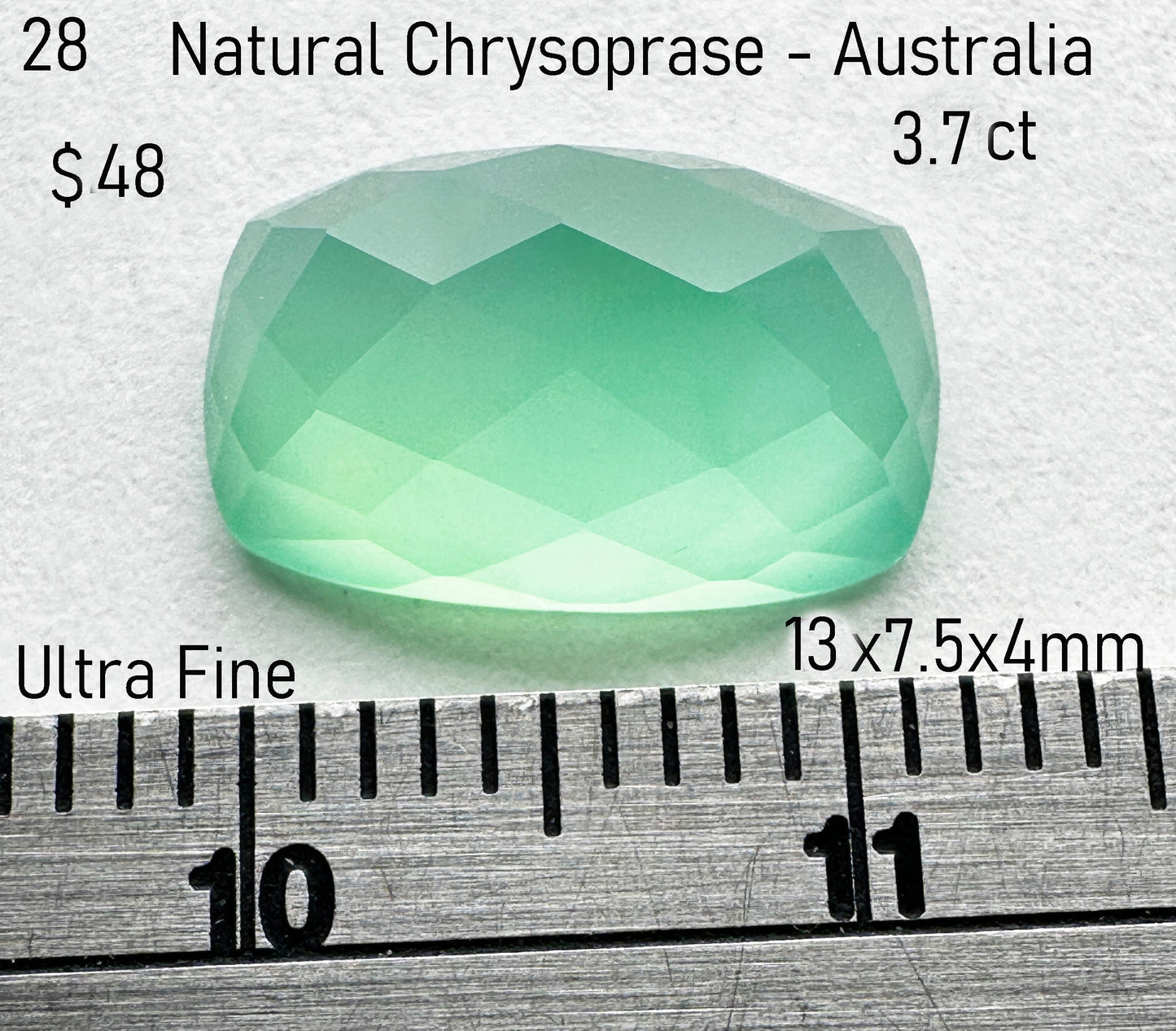 Chrysoprase - Natural - Australia - 3.7ct
