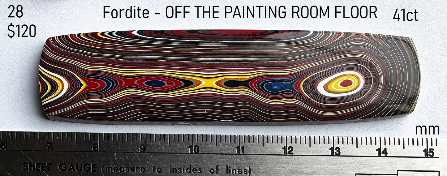 Fordite - (Paint from the factory floor) - 53ct