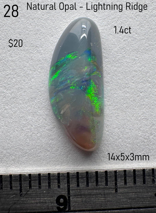 Opal - Natural - Lightning Ridge - Australia - 1.4ct