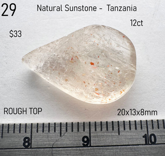 Sunstone - Natural - Tanzania - Illusion - 12ct